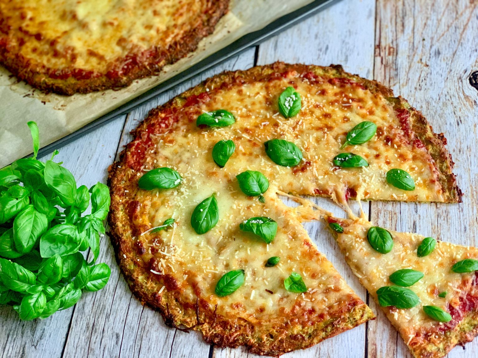 CAULIFLOWER AND BROCCOLI CRUST PIZZA Dish off the Block