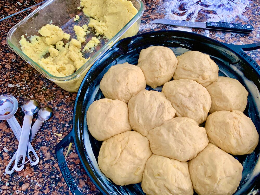 Leftover Potato Mash Up! Leftover Mashed Potato Rolls