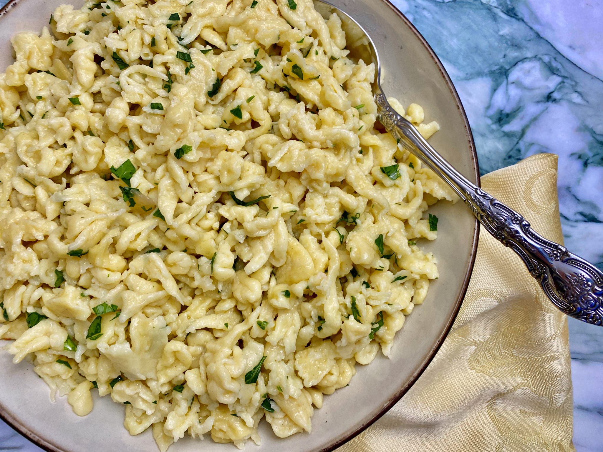 SPAETZLE GERMAN EGG NOODLES OR DUMPLINGS Dish off the Block