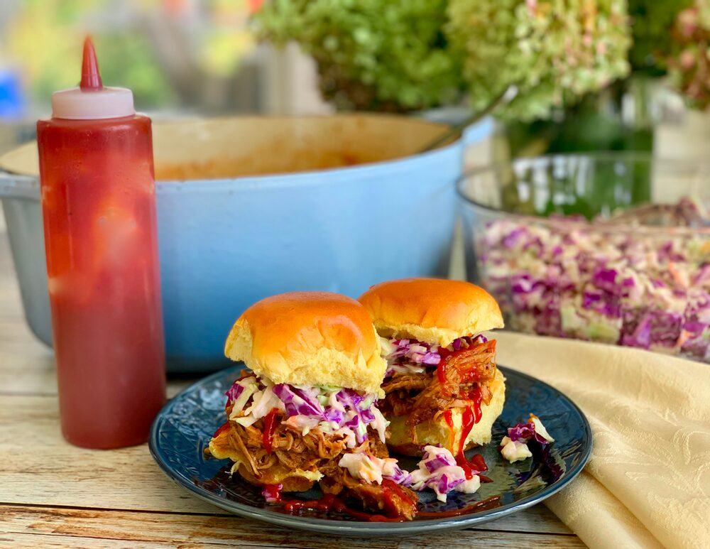 A Perfect Plethora Of Pulled Pork Pleasers Bbq Pulled Pork Sliders With Slaw And Tangy Bbq Sauce