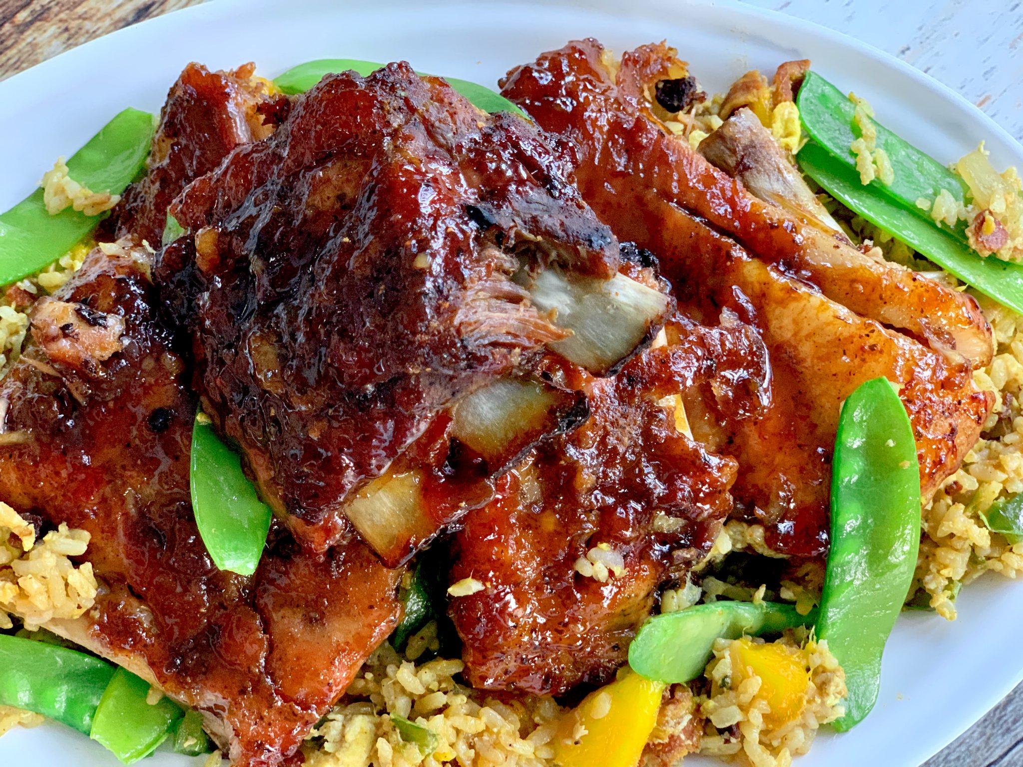 SWEET HEAT STRAWBERRY THAI CHILI GLAZED STICKY RIBS Dish off the Block