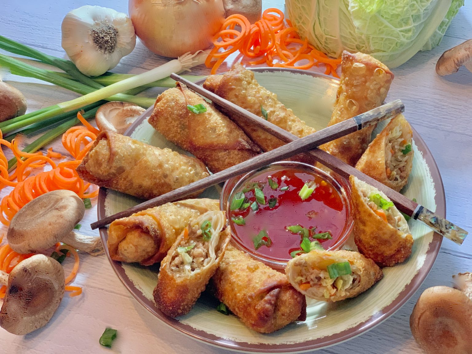 PORK AND SHRIMP EGG ROLLS Dish off the Block