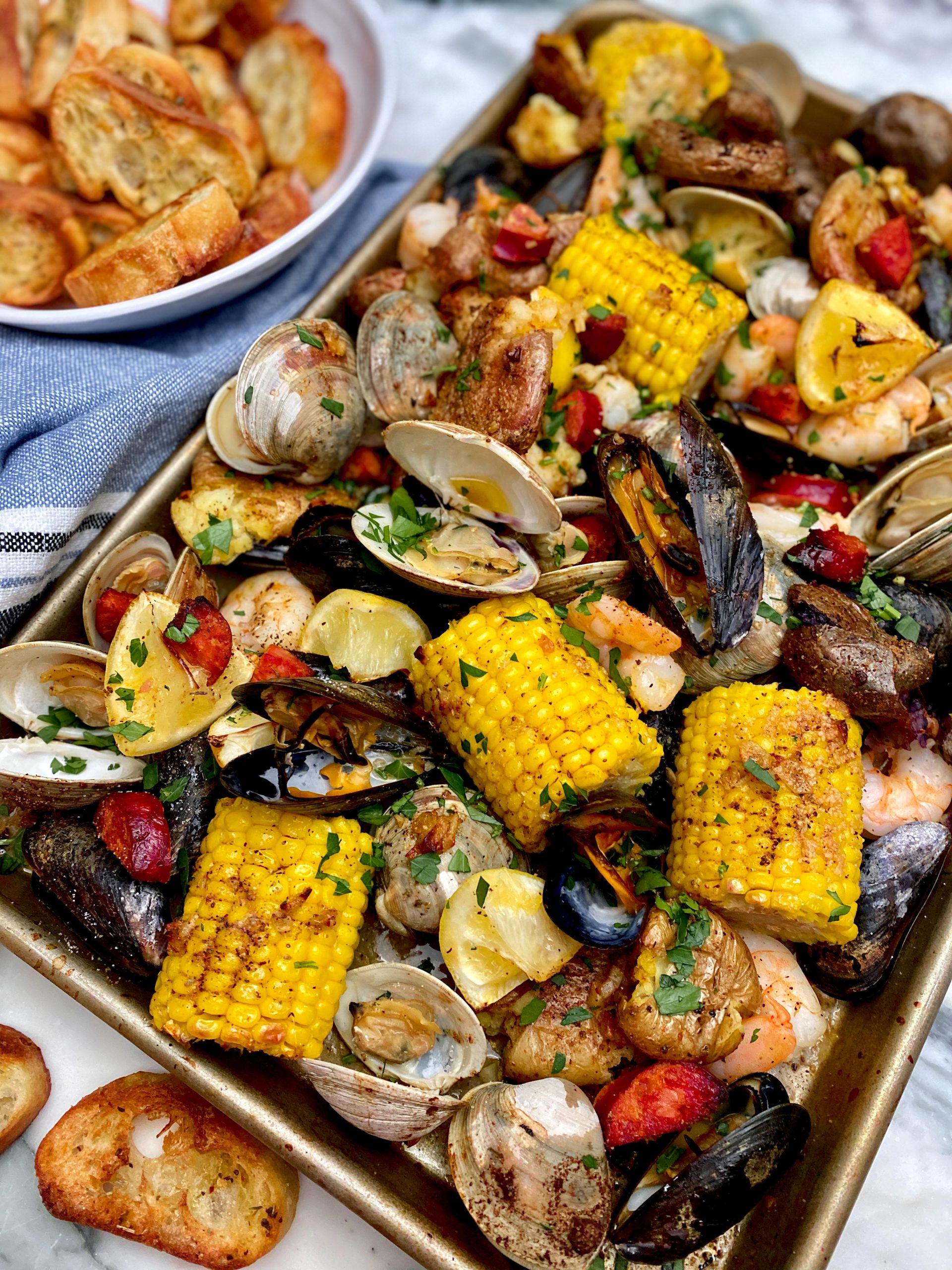 SHEET PAN CLAMBAKE Dish off the Block