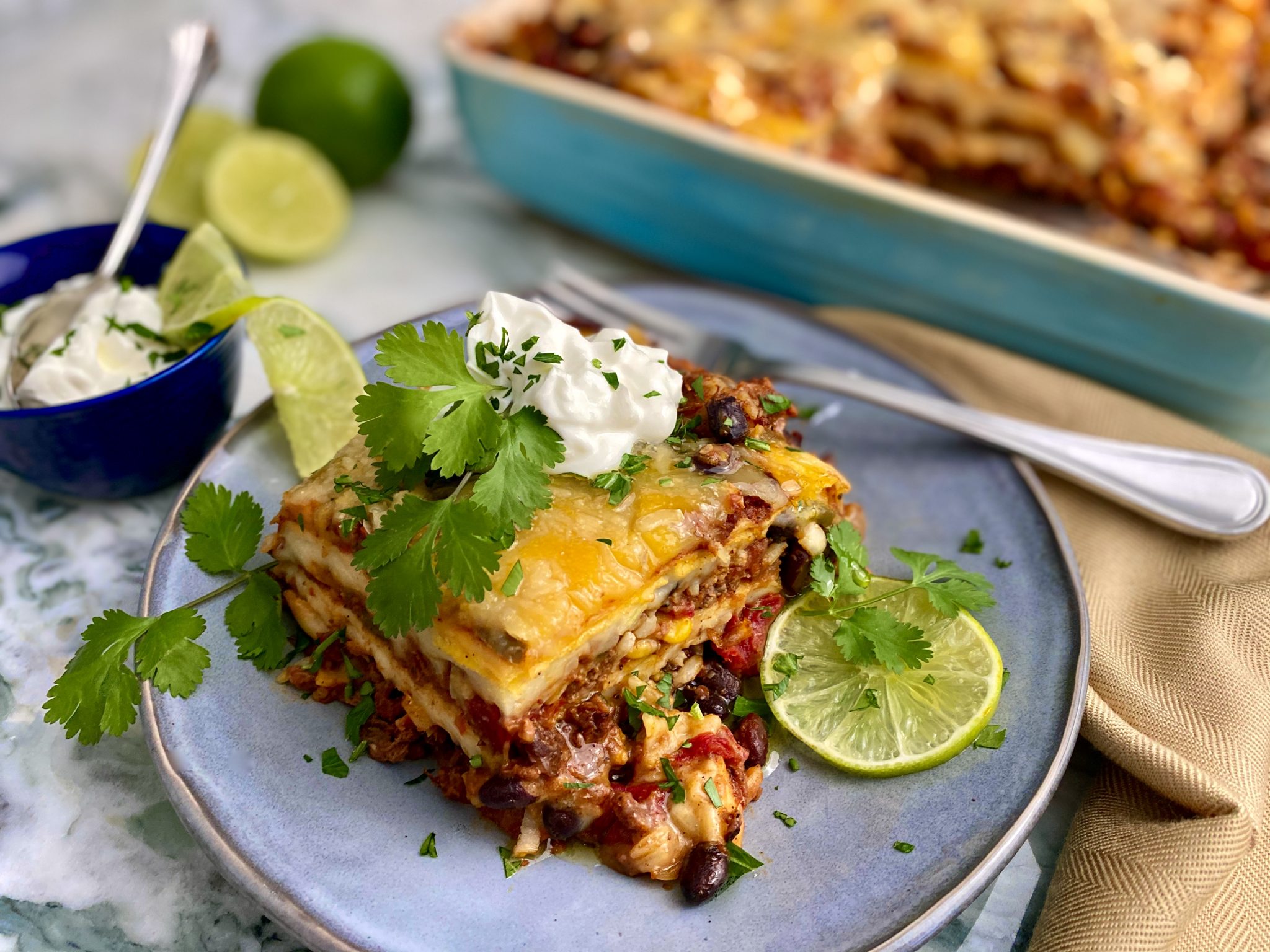 LEFTOVER MEXICAN CHILI LASAGNA Dish off the Block