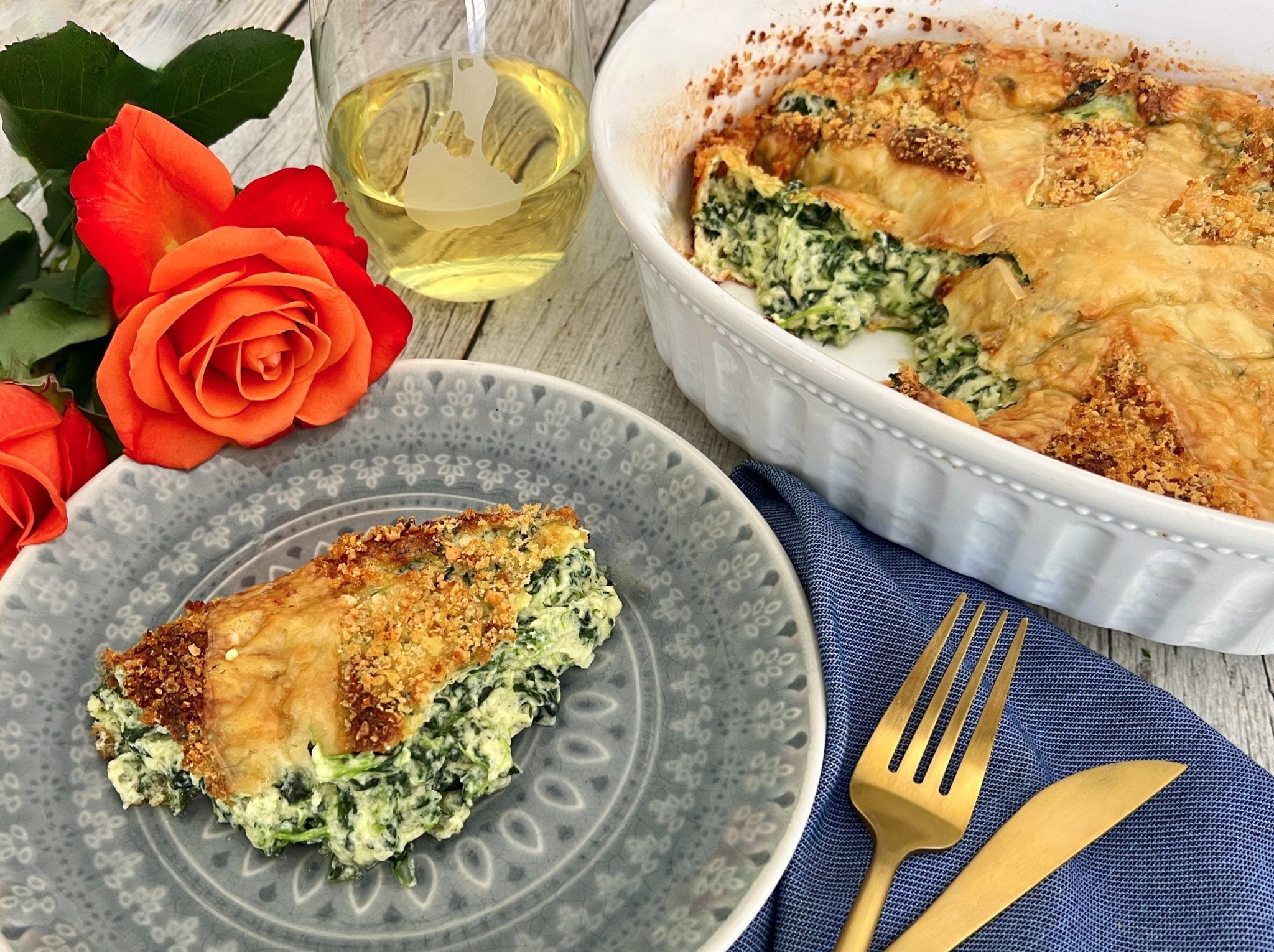 JACQUES PEPIN SPINACH AND PARMESAN SOUFFLE Dish off the Block