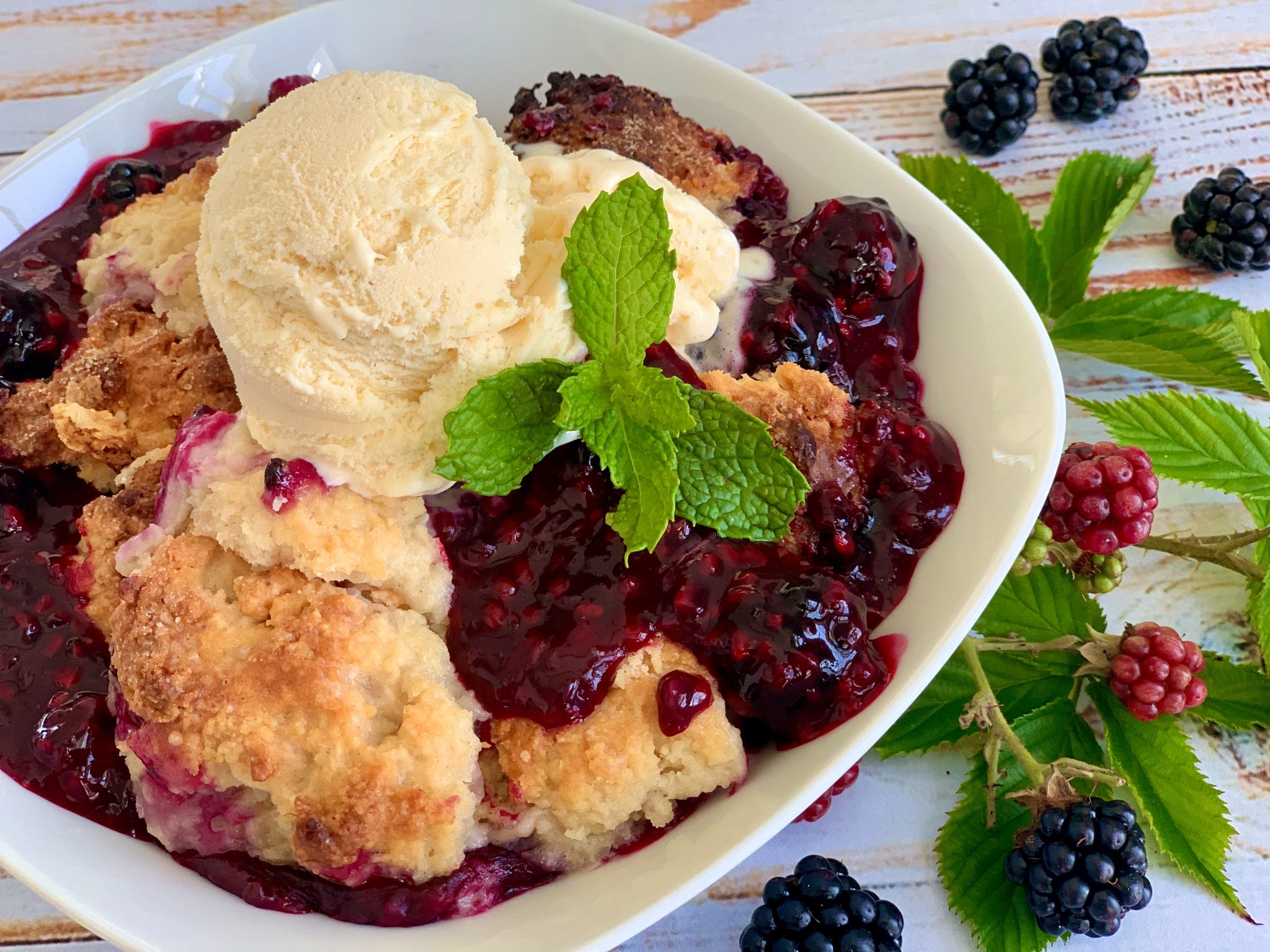 BLACKBERRY COBBLER Dish off the Block