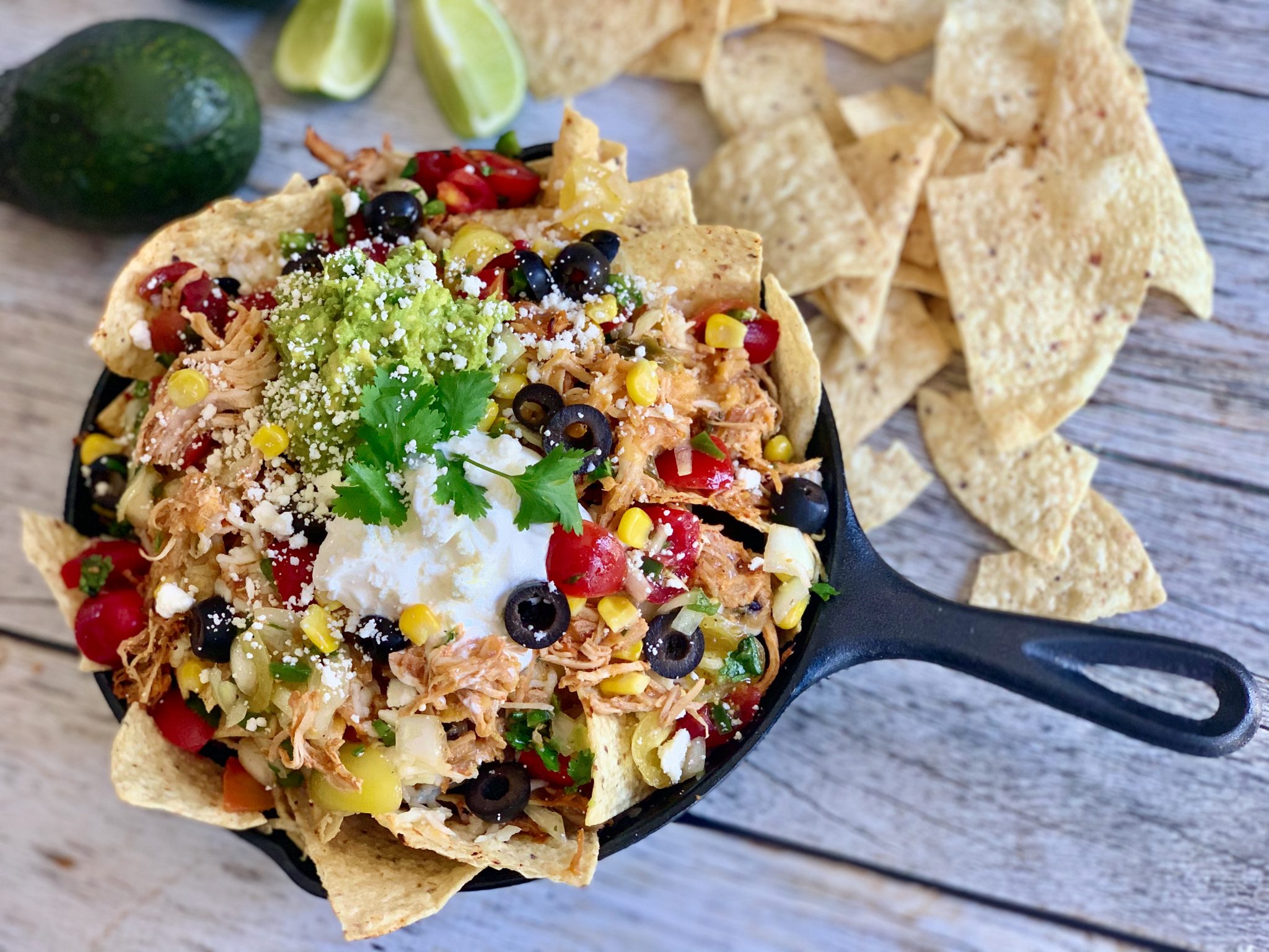 TEX MEX PULLED CHICKEN NACHOS Dish off the Block