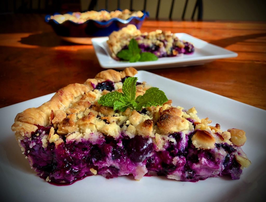 Blueberries and Cream Pie UPDATED PHOTO