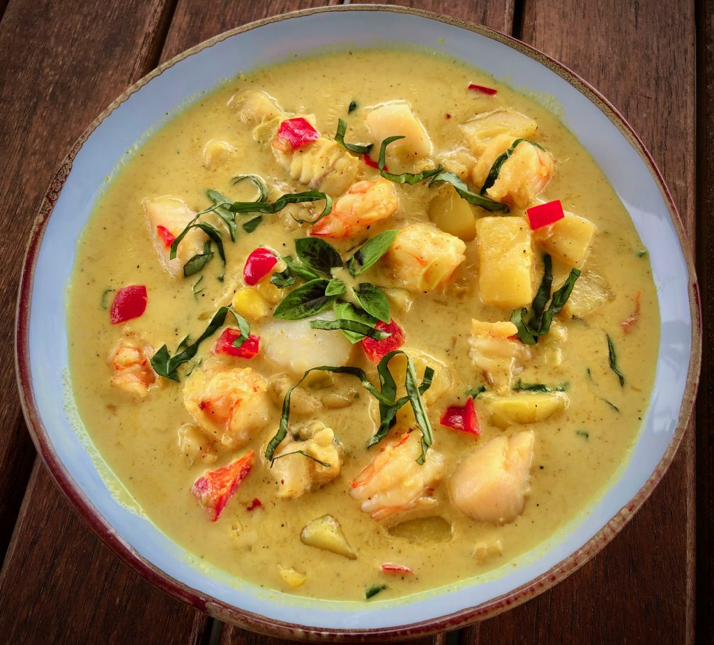 Everyday Calcutta Curried Fish Chowder