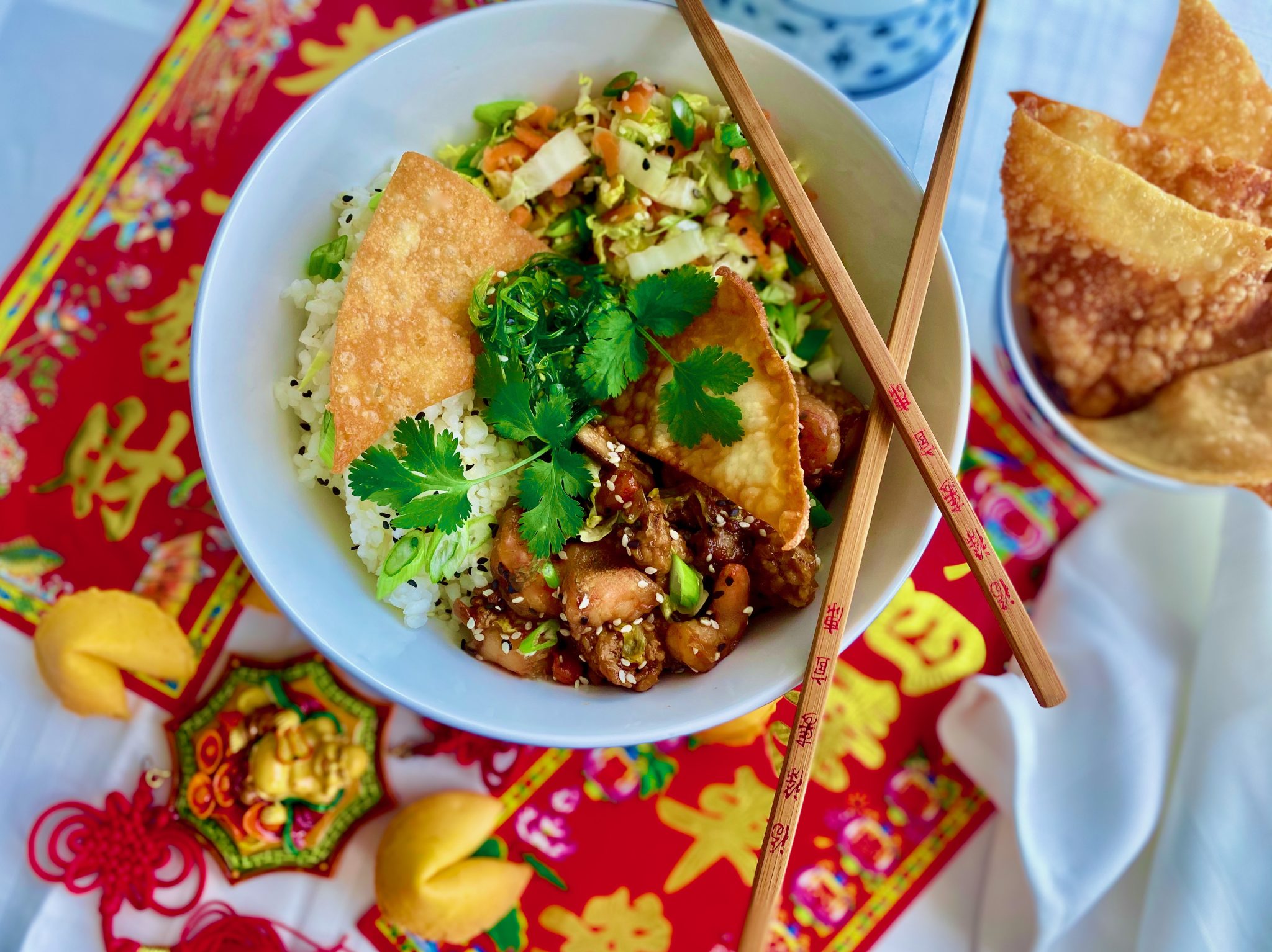 SHRIMP AND PORK EGG ROLL BOWLS Dish off the Block