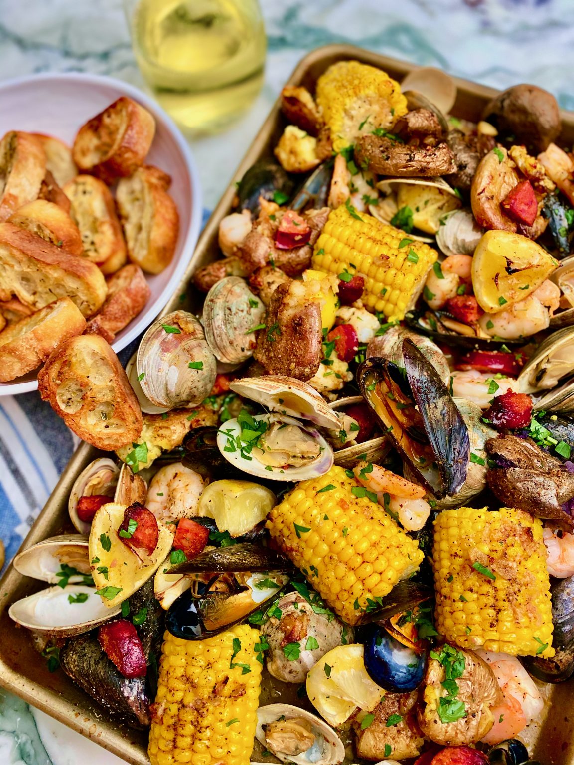 SHEET PAN CLAMBAKE Dish off the Block