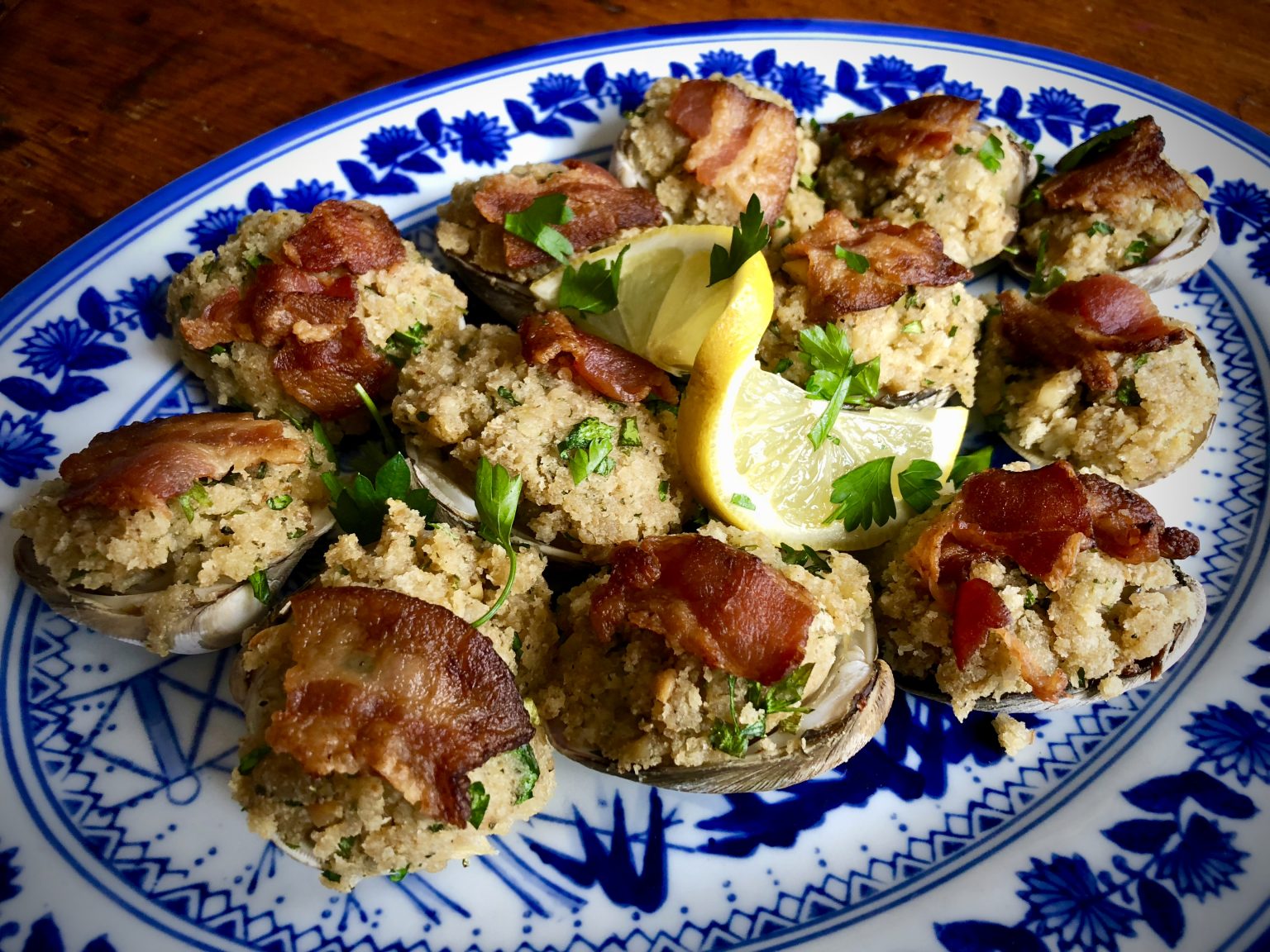 CLAMS CASINO Dish off the Block