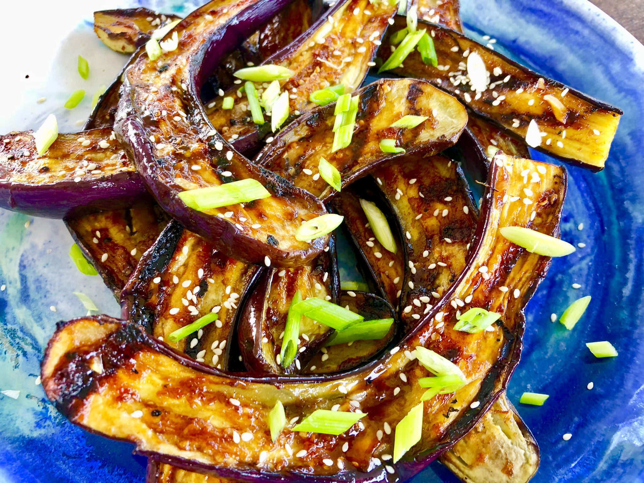 JAPANESE EGGPLANT WITH HOISIN GINGER GLAZE - Dish off the Block