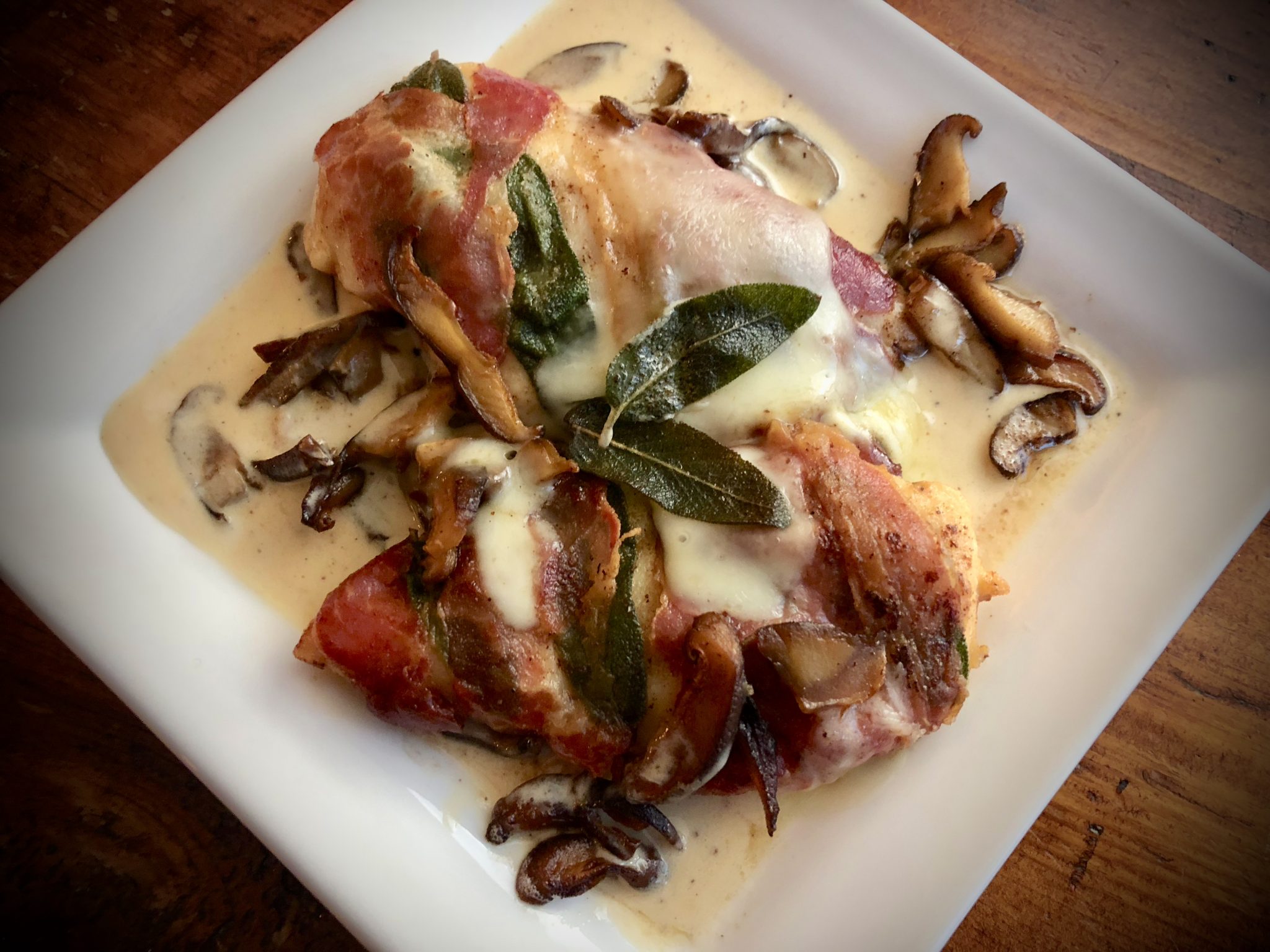 CHICKEN SALTIMBOCCA WITH MARSALA CREAM SAUCE Dish off the Block