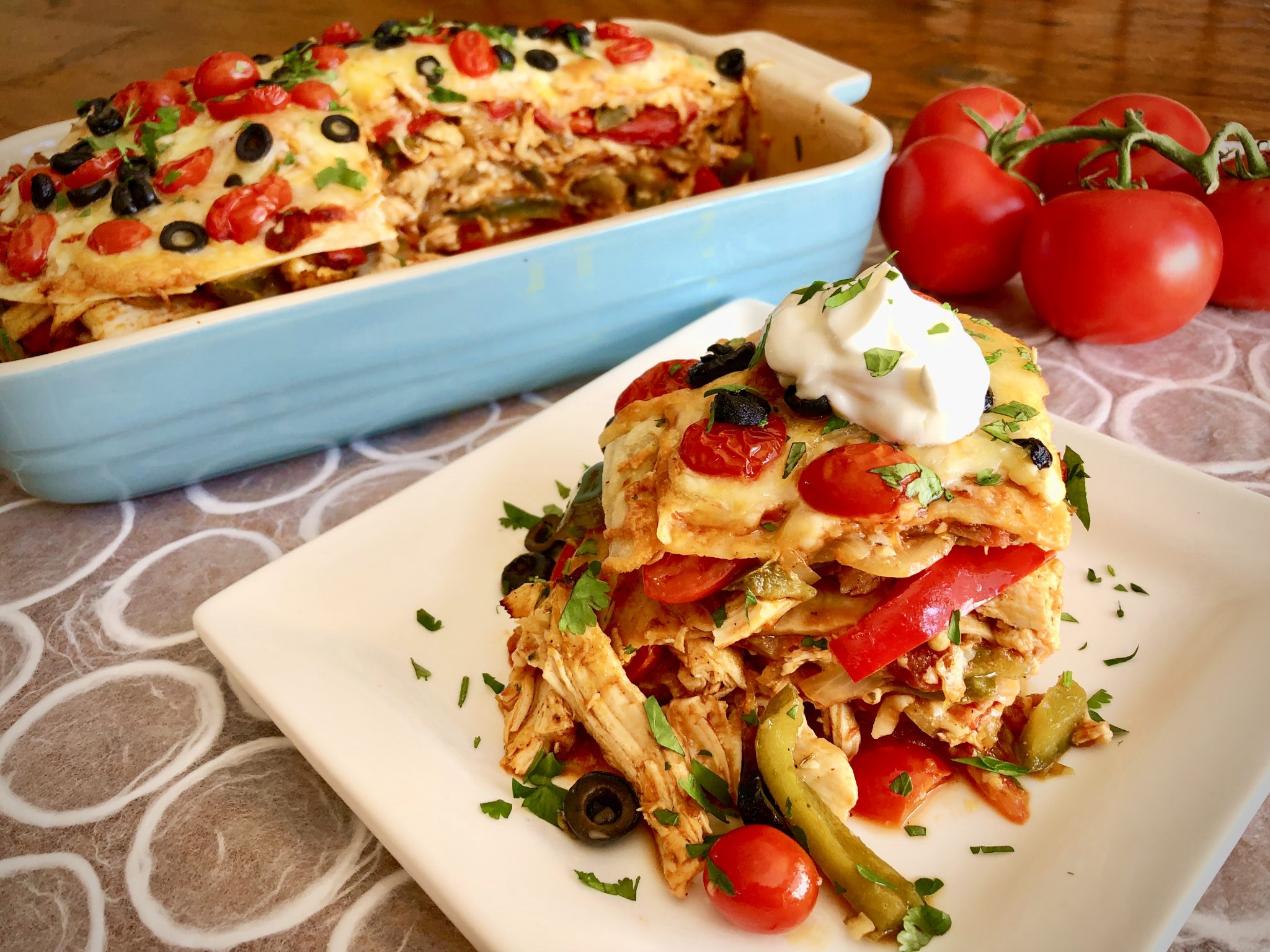 FAJITA PIE Dish off the Block