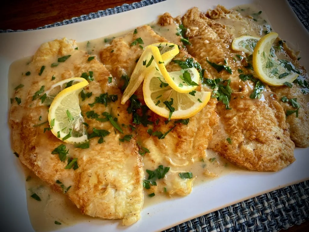 FLOUNDER FRANCESE Dish off the Block