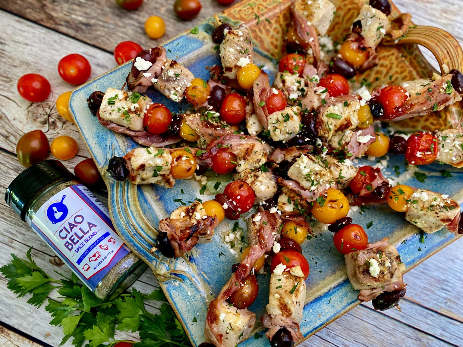 MEDITERRANEAN SWORDFISH SKEWERS Dish off the Block