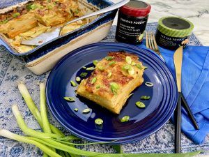 SERIOUS FOODIE ASIAN FUSION BEEF TENDERLOIN WITH DECADENT SAMBAL POTATOES AU GRATIN