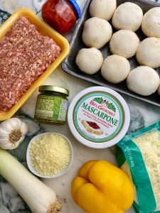 PERFECTO PESTO ‘SAUSAGE’ DELICATA BOATS