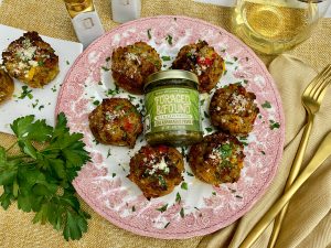 PERFECTO PESTO ‘SAUSAGE’ DELICATA BOATS