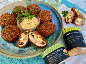 SPICY STUFFED MUSHROOMS WITH CREAMY SRI LANKA COCONUT LIME SURPRISE