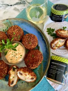 SPICY STUFFED MUSHROOMS WITH CREAMY SRI LANKA COCONUT LIME SURPRISE