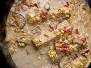 CORN 'CHOWDER' YAKISOBA NOODLE STIR FRY