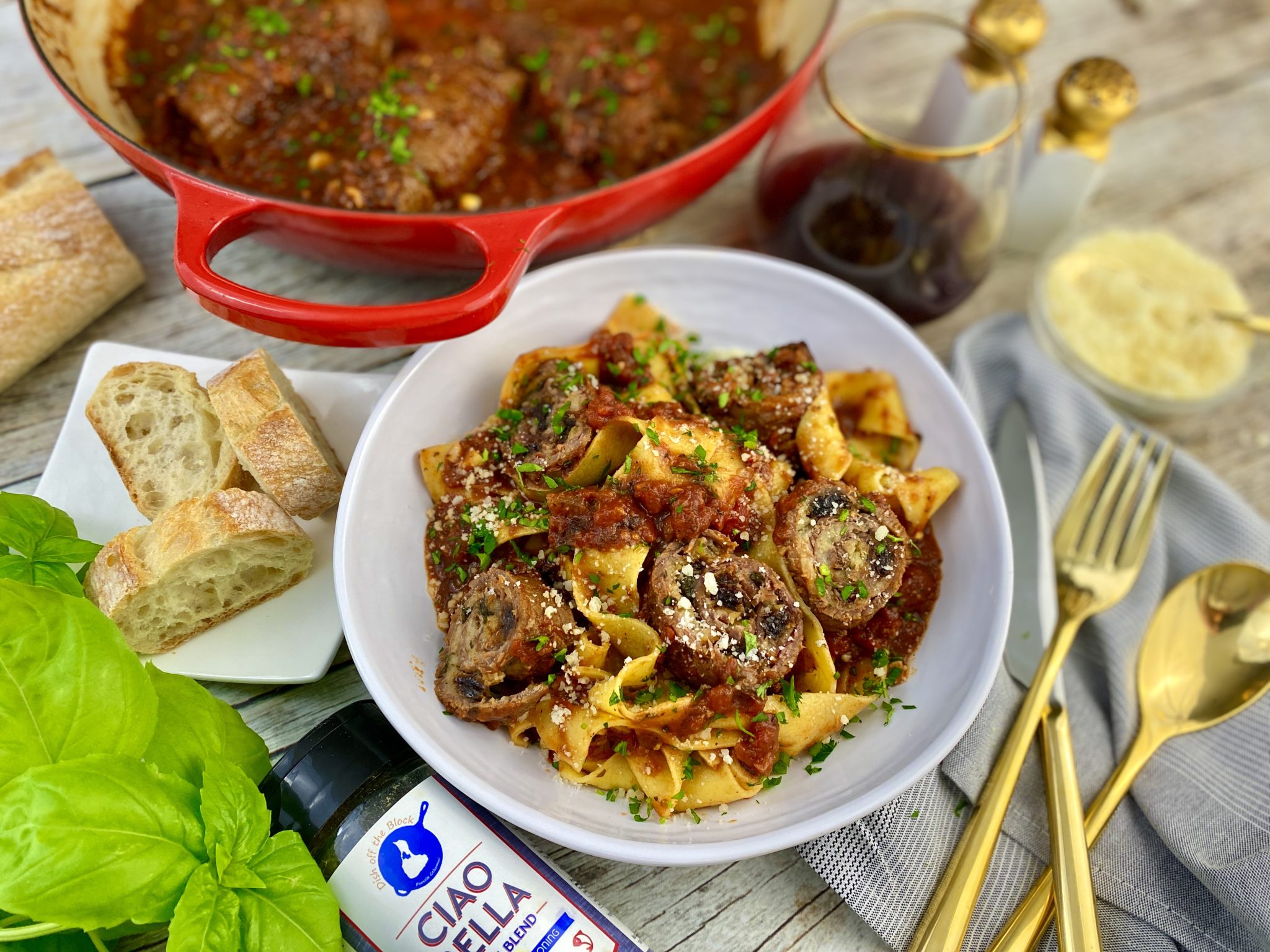 BEEF BRACIOLE (INVOLTINI) Dish off the Block