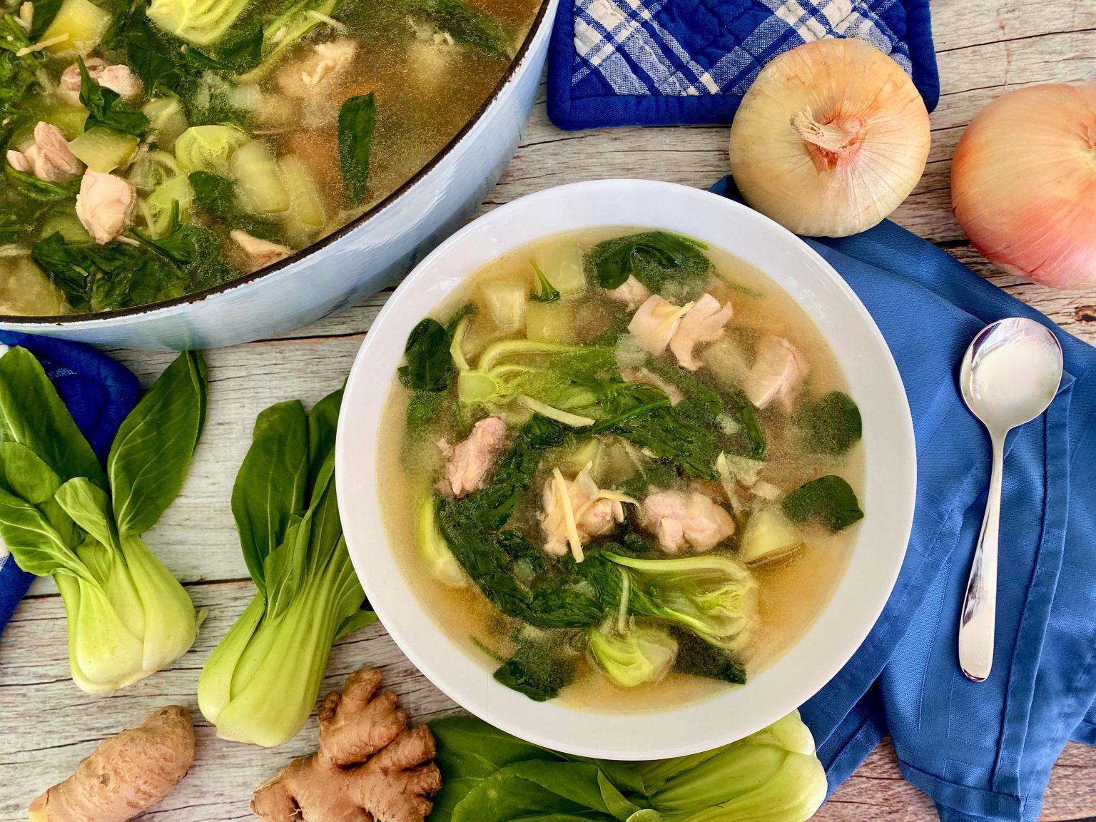 TINOLA (TINOLANG MANOK) AKA - TRADITIONAL FILIPINO CHICKEN SOUP WITH ...