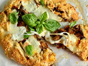 HEARTY ITALIAN EGGPLANT AND MUSHROOM GALETTE