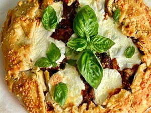 HEARTY ITALIAN EGGPLANT AND MUSHROOM GALETTE