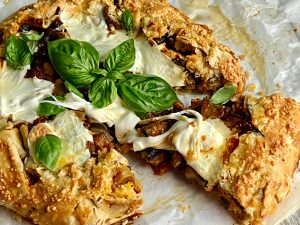 HEARTY ITALIAN EGGPLANT AND MUSHROOM GALETTE