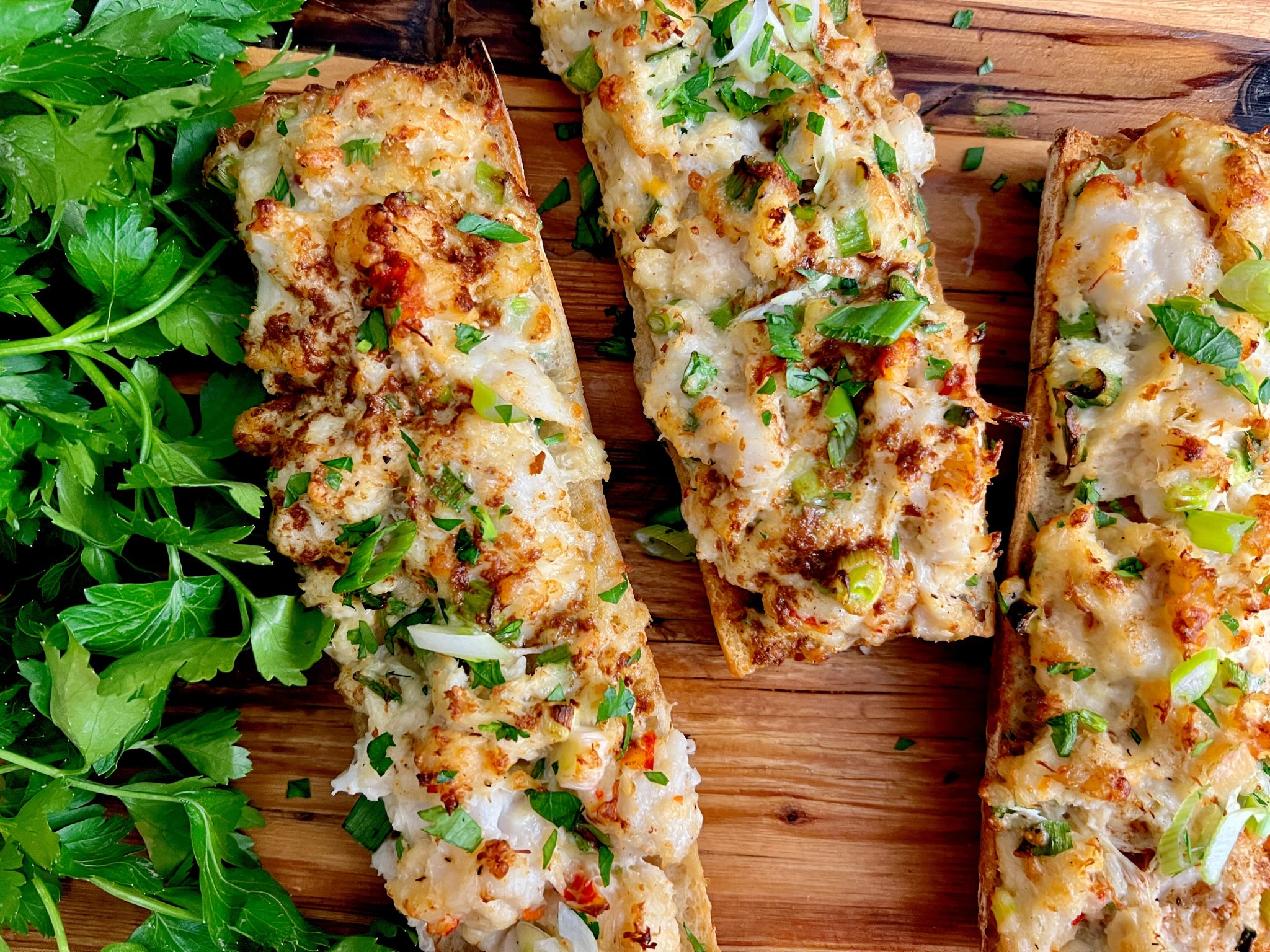 SEAFOOD TOASTS Dish off the Block