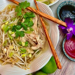 CHICKEN PHO (VIETNAMESE CHICKEN NOODLE SOUP) - Dish off the Block