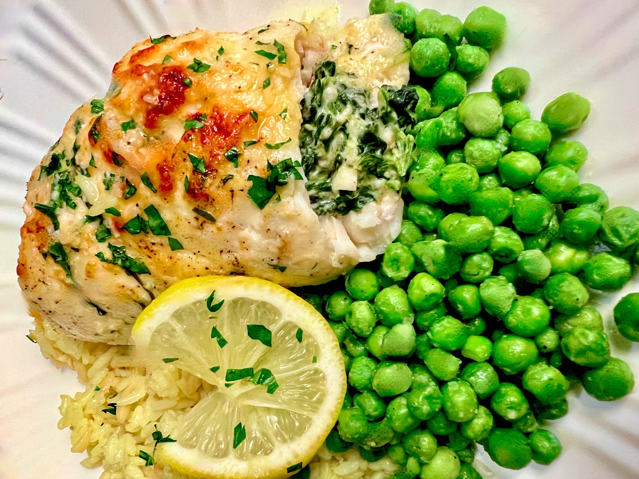 STUFFED FLOUNDER FLORENTINE Dish off the Block