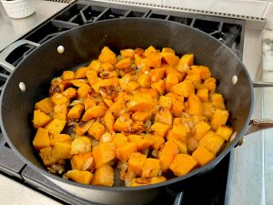 CRAVEABLE QUESO, CHICKEN, AND BUTTERNUT SQUASH CASSEROLE WITH A KICK