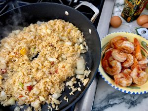 DESERT PEPPER SALSA - SWEET AND SPICY SHRIMP FRIED RICE