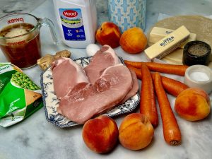 Peachy-Keen Pork Pot Pie