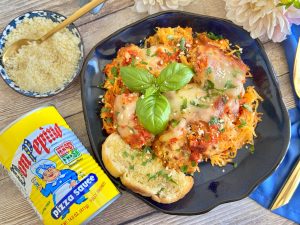 Don Pepino Chicken Parm Spaghetti Squash Boats