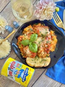Don Pepino Chicken Parm Spaghetti Squash Boats