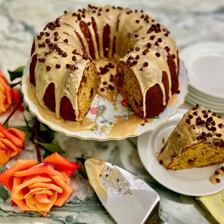 Spiked Block Island Mudslide Cake